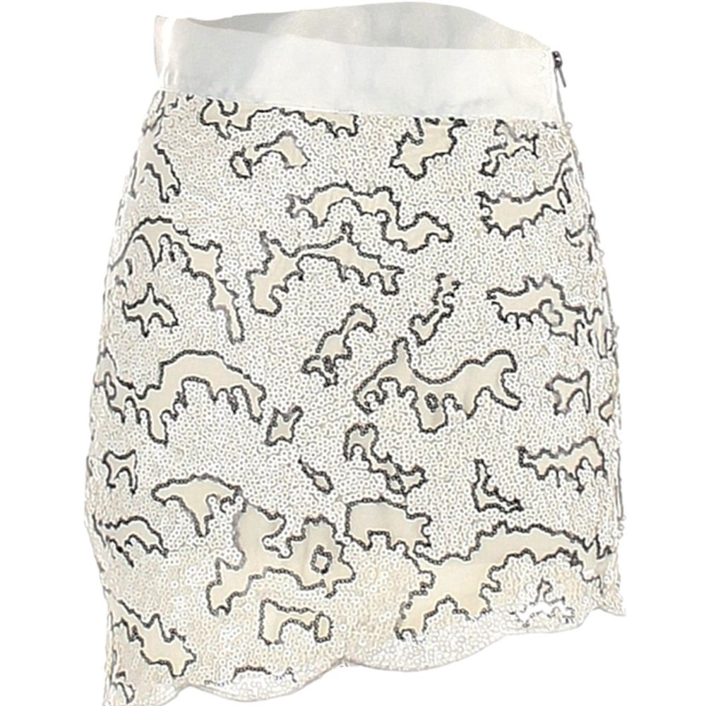 StyleStalker Casual White / Ivory Skirt | S
